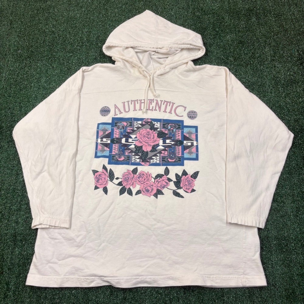 Vintage 90s Authentic Rose Graphic Hoodie